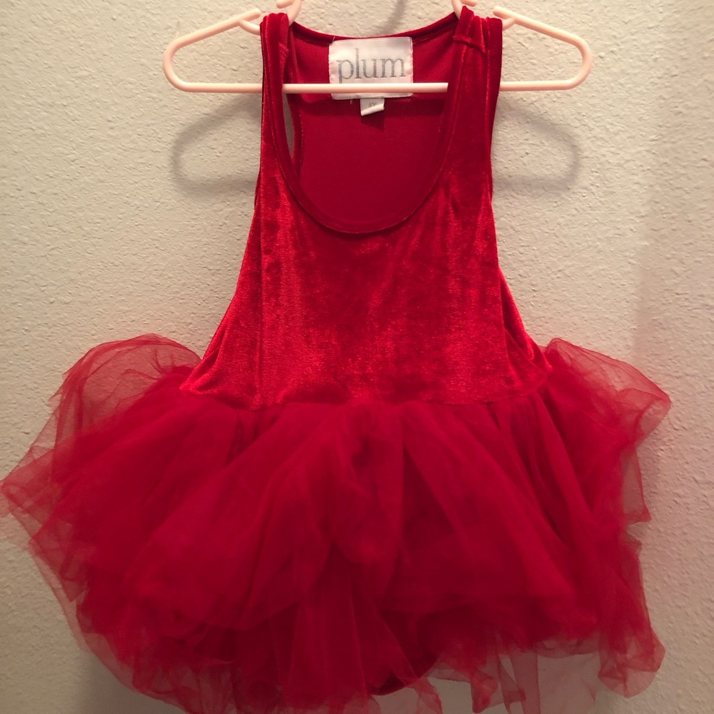 Plum dance leotard